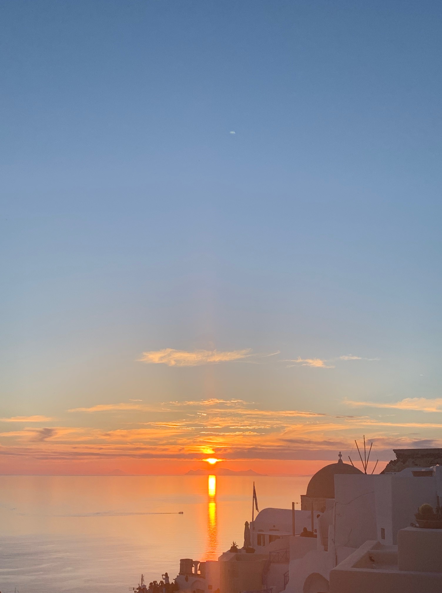 sunset, Santorini